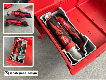 Milwaukee Packout - Opbevaringsindsats til M12 vinkelbore/skruemaskine og vinkelslagskruemaskine (Slimline)