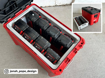 Milwaukee Packout - Opbevaringsindsats til M18 batterier