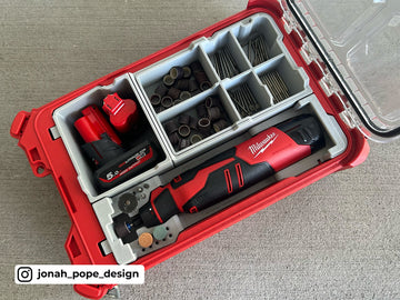 Milwaukee Packout - Opbevaringsindsats til M12 roterende multisliber