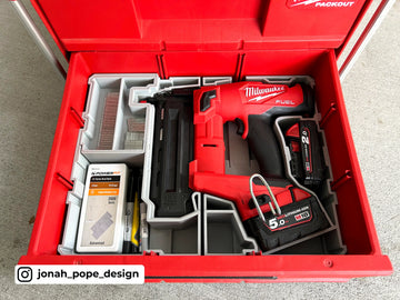 Milwaukee Packout - Opbevaringsindsats til M18 FUEL 18 GS stiftepistol