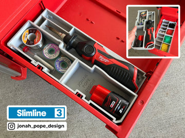 Milwaukee Packout - Opbevaringsindsats til M12 loddekolbe (Slimline)