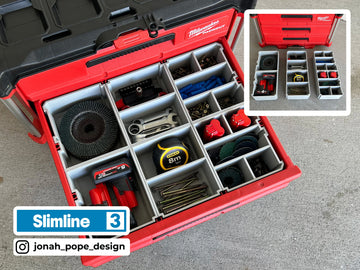 Milwaukee Packout - Opbevaringsindsats til Milwaukee skuffeboks (Slimline)