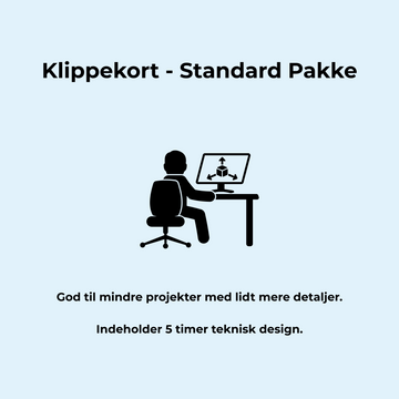 Klippekort - Standard Pakke
