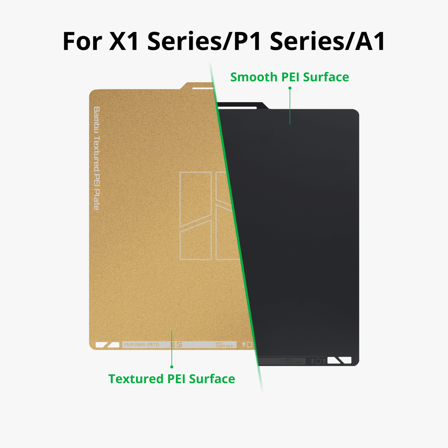 Bambu Dual-Texture PEI Plate - X1 Series/P1 Series/A1