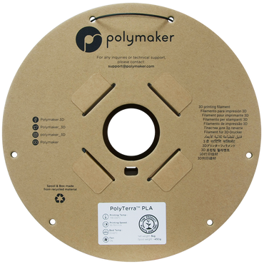 Polymaker | PolyTerra PLA | Charcoal Black | 1.75mm | 3 kg