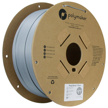 Polymaker | PolyTerra PLA | Fossil Grey | 1.75mm | 3 kg