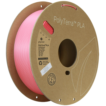(UDGÅR) Polymaker | PolyTerra PLA Dual | Flamingo (Pink-Red) | 1.75mm | 1 kg