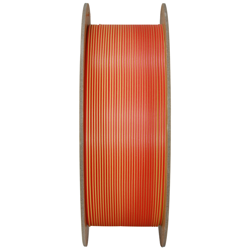 (UDGÅR) Polymaker | PolyTerra PLA Dual | Sunrise (Red-Yellow) | 1.75mm | 1 kg