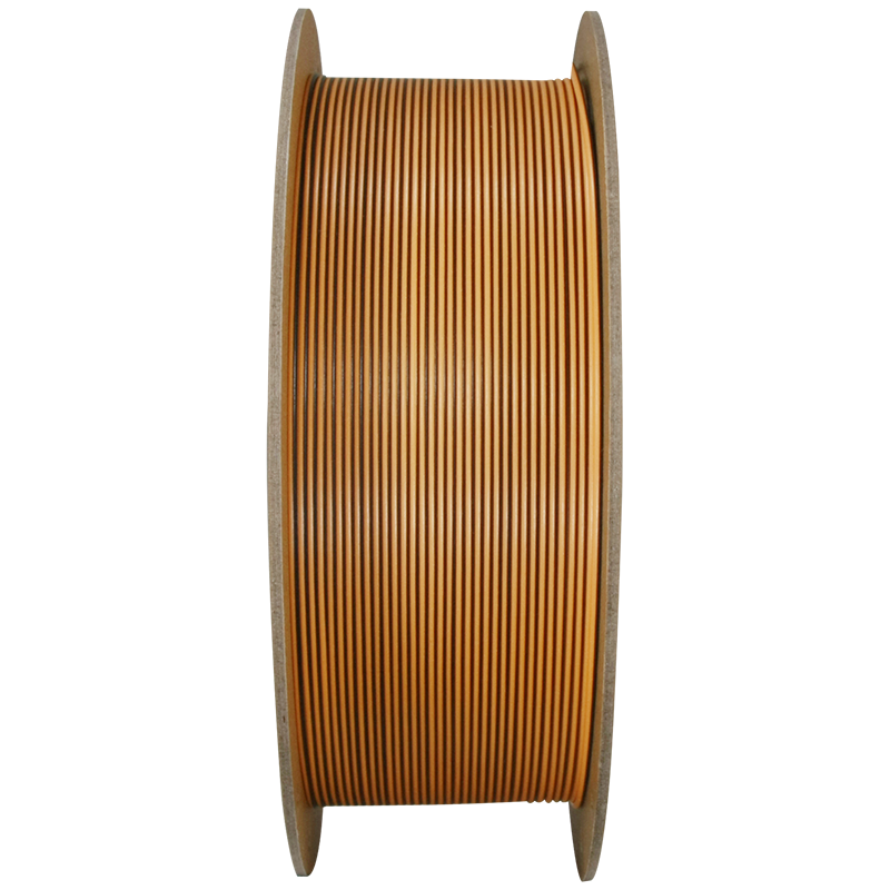 (UDGÅR) Polymaker | PolyTerra PLA Dual | Shadow Orange (Orange-Black) | 1.75mm | 1 kg