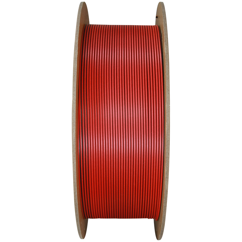 (UDGÅR) Polymaker | PolyTerra PLA Dual | Shadow Red (Red-Black) | 1.75mm | 1 kg