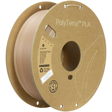 (UDGÅR) Polymaker | PolyTerra PLA Dual Gradient | Wood | 1.75mm | 1 kg