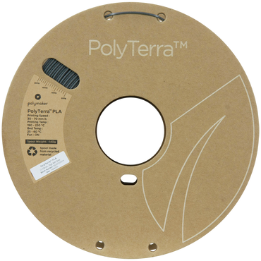 (UDGÅR) Polymaker | PolyTerra PLA | Ash Grey | 1.75mm | 1 kg