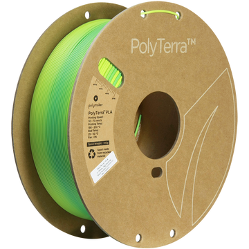 (UDGÅR) Polymaker | PolyTerra PLA Gradient | Summer (Savannah Yellow-Artic Teal) | 1.75mm | 1 kg