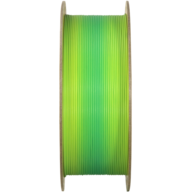 (UDGÅR) Polymaker | PolyTerra PLA Gradient | Summer (Savannah Yellow-Artic Teal) | 1.75mm | 1 kg