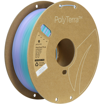 (UDGÅR) Polymaker | PolyTerra PLA Gradient | Winter (Ice-Purple) | 1.75mm | 1 kg