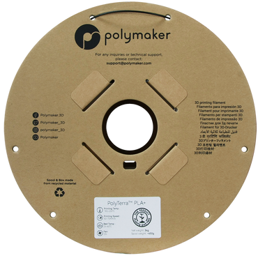 Polymaker | PolyTerra PLA+ | Black | 1.75mm | 3 kg