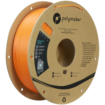 Polymaker | PolyLite PETG | Orange | 1.75mm | 1 kg
