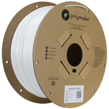 Polymaker | PolyLite PETG | White | 1.75mm | 3 kg