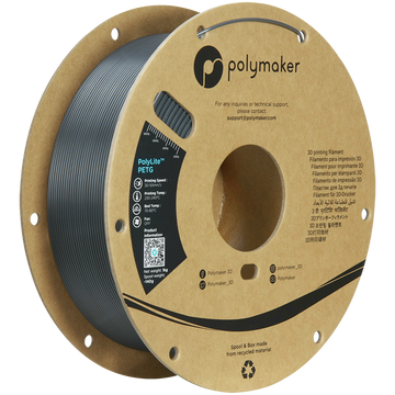 Polymaker | PolyLite PETG | Dark Grey | 1.75mm | 1 kg