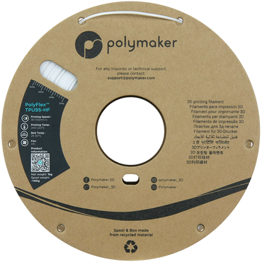 Polymaker | PolyFlex TPU-95A High Speed | White | 1.75mm | 1 kg