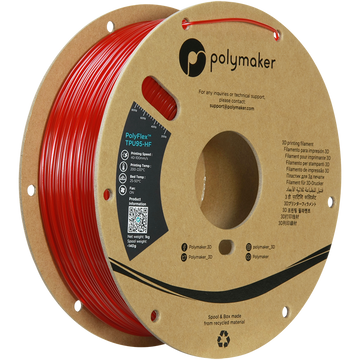 Polymaker | PolyFlex TPU-95A High Speed | Translucent Red | 1.75mm | 1 kg