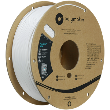 Polymaker | PolyLite ASA | White | 1.75mm | 1 kg