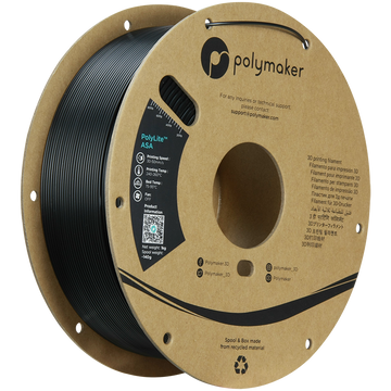 Polymaker | PolyLite ASA | Jet Black | 1.75mm | 1 kg