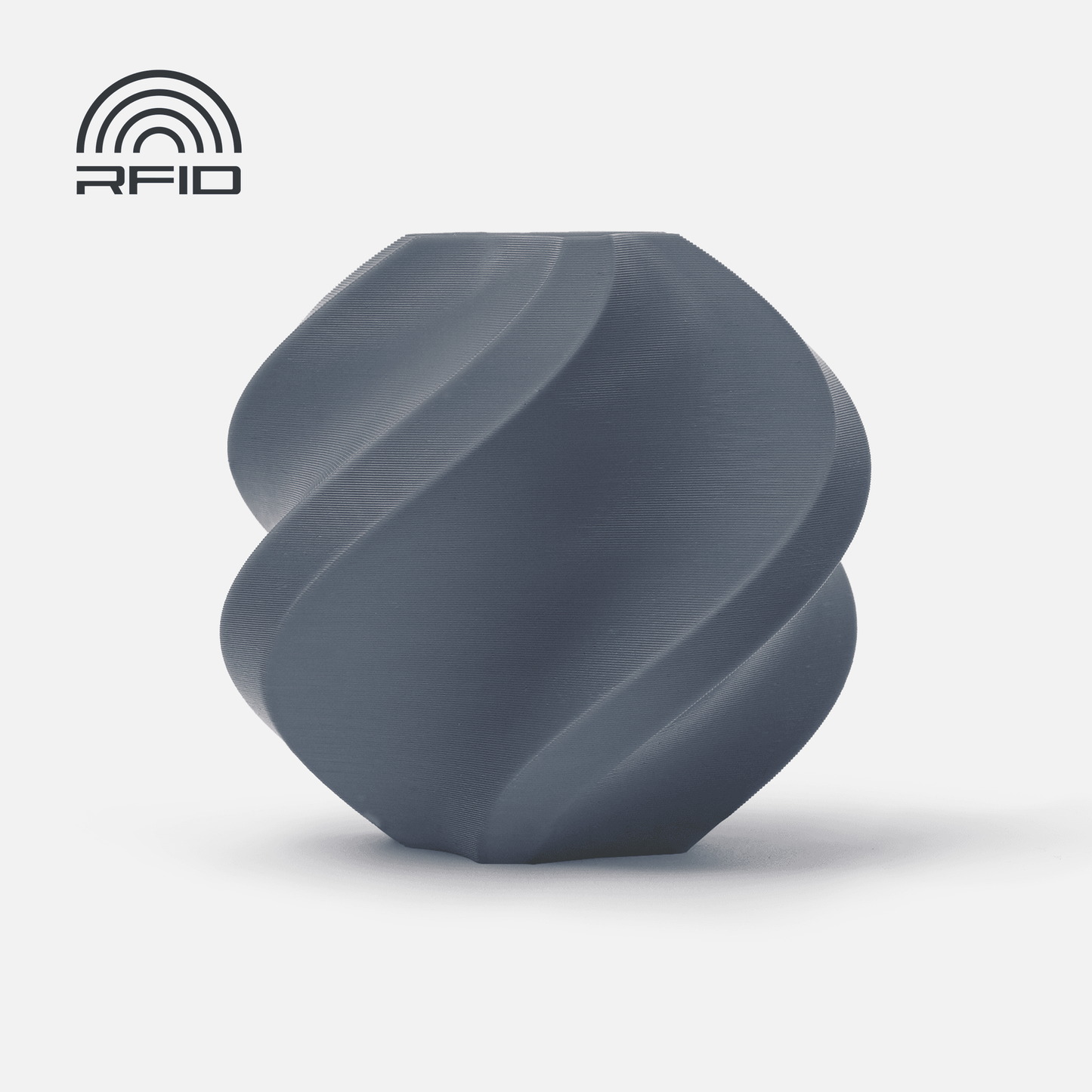 Bambu Lab PLA Basic Blue Grey 1kg med spole