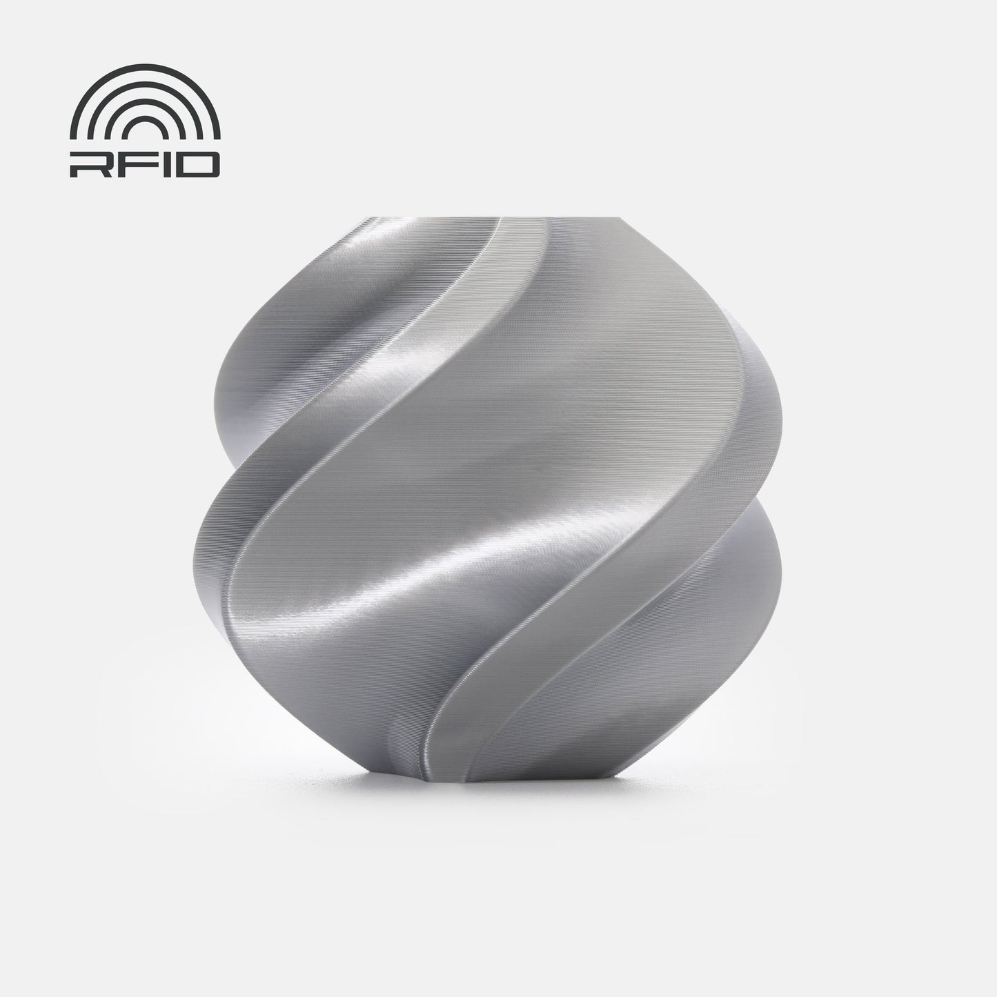 Bambu Lab | PLA Silk+ | Silver | 1.75mm | 1kg