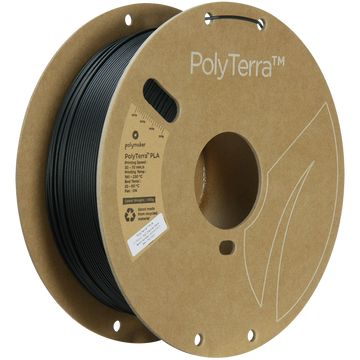 Polymaker | PolyTerra PLA | Charcoal Black | 1.75mm | 1 kg