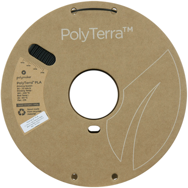 Polymaker | PolyTerra PLA | Charcoal Black | 1.75mm | 1 kg