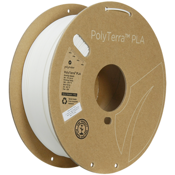 Polymaker | PolyTerra PLA | Cotton White | 1.75mm | 1 kg