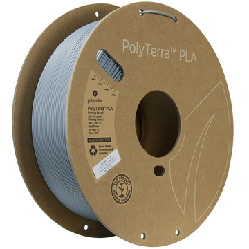 Polymaker | PolyTerra PLA | Fossil Grey | 1.75mm | 1 kg