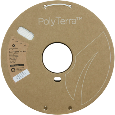 Polymaker | PolyTerra PLA+ | White | 1.75mm | 1 kg