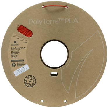(UDGÅR) Polymaker | PolyTerra PLA | Army Red | 1.75mm | 1 kg