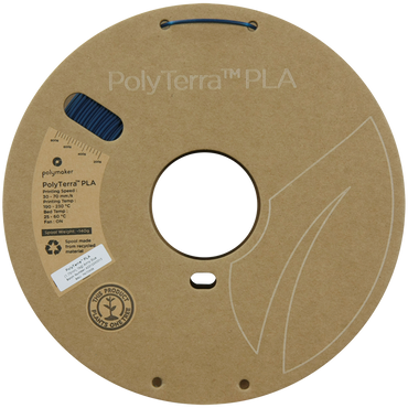 (UDGÅR) Polymaker | PolyTerra PLA | Army Blue | 1.75mm | 1 kg
