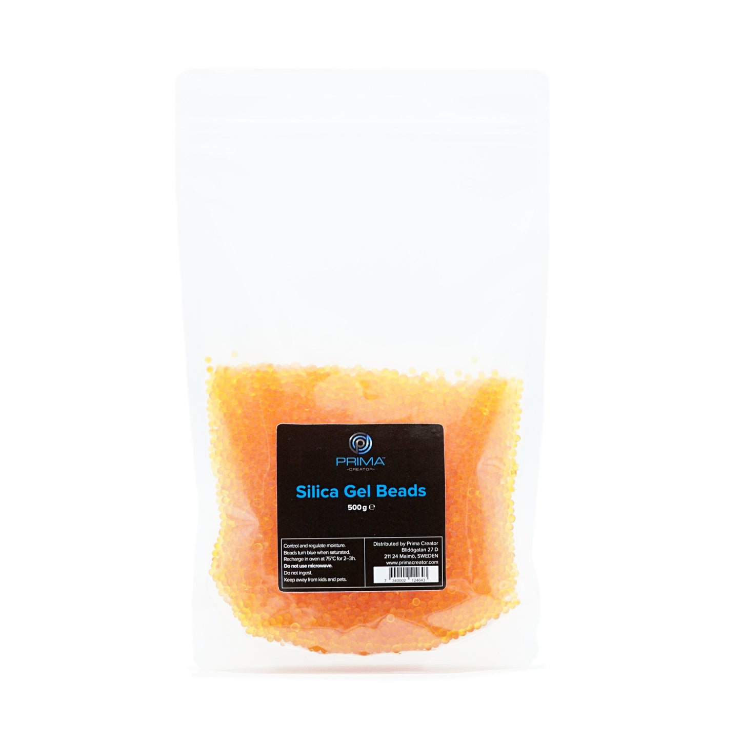 PrimaCreator Silica Gel Beads – 500 g tørremiddel