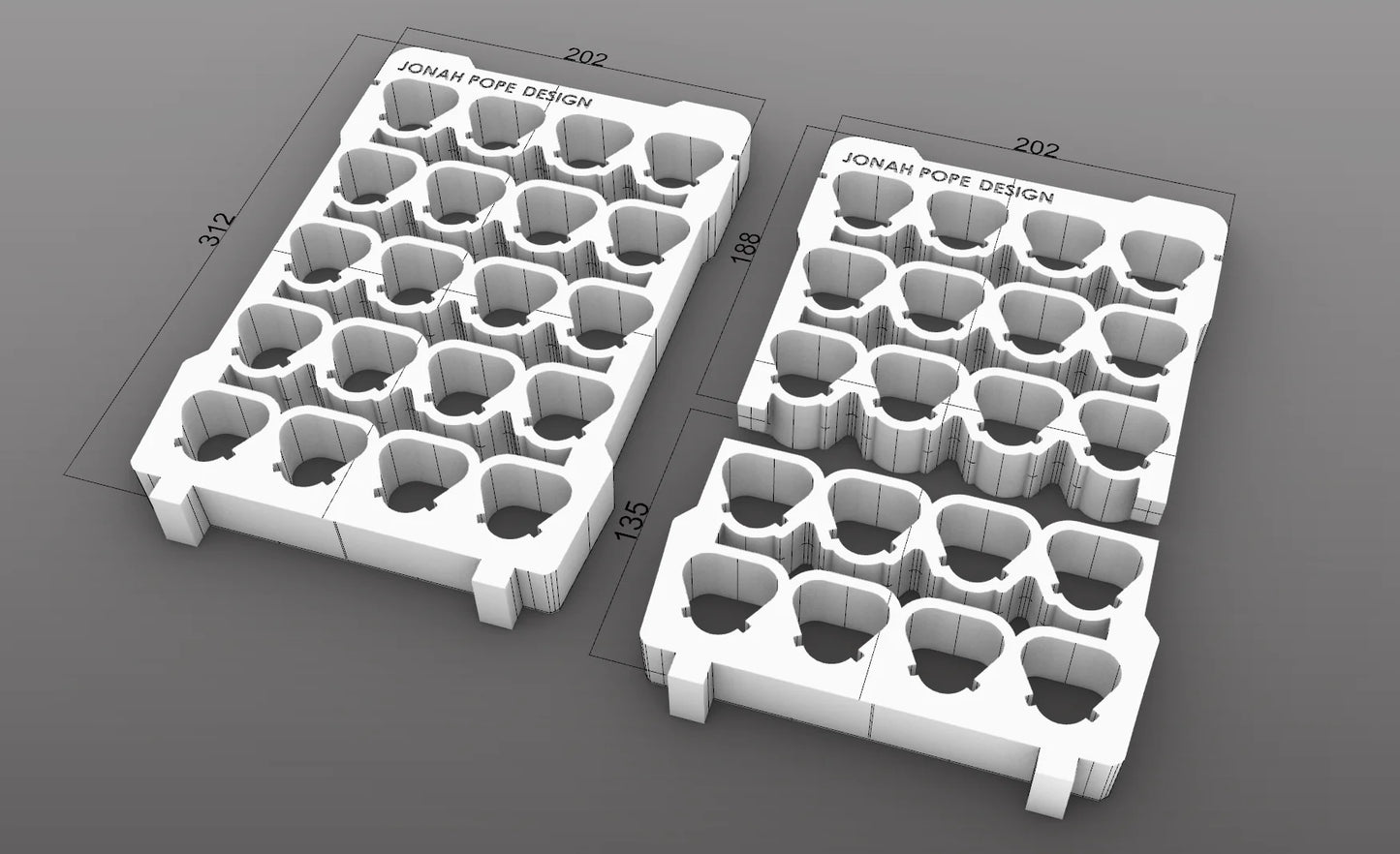 Milwaukee Packout - Opbevaringsindsats til M12 batterier