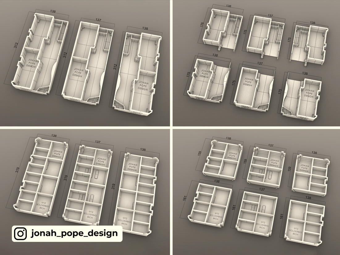 Milwaukee Packout - Opbevaringsindsats til M12 loddekolbe (Slimline)