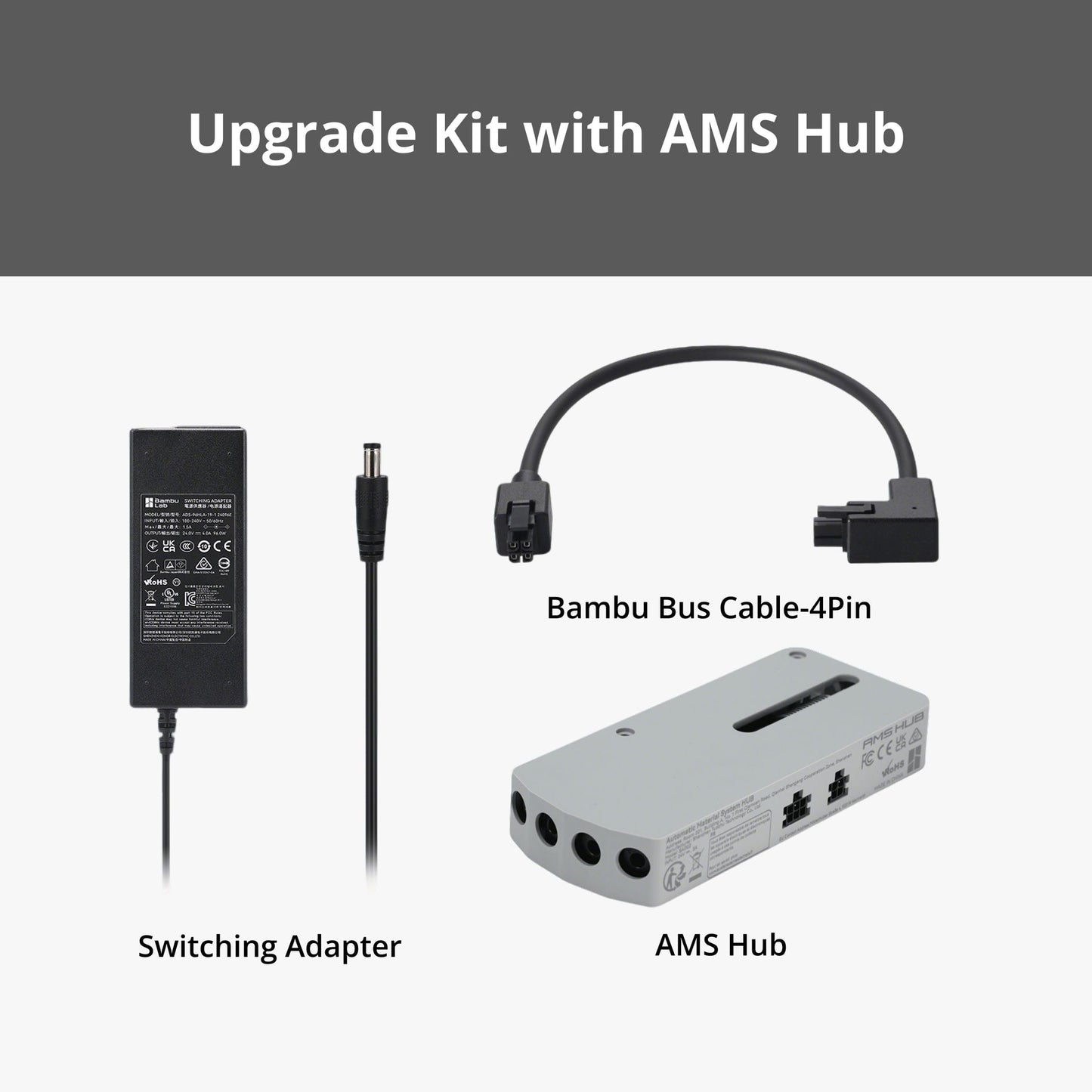 AMS 2 Pro Upgrade Kit with AMS Hub for X1/P1 Series