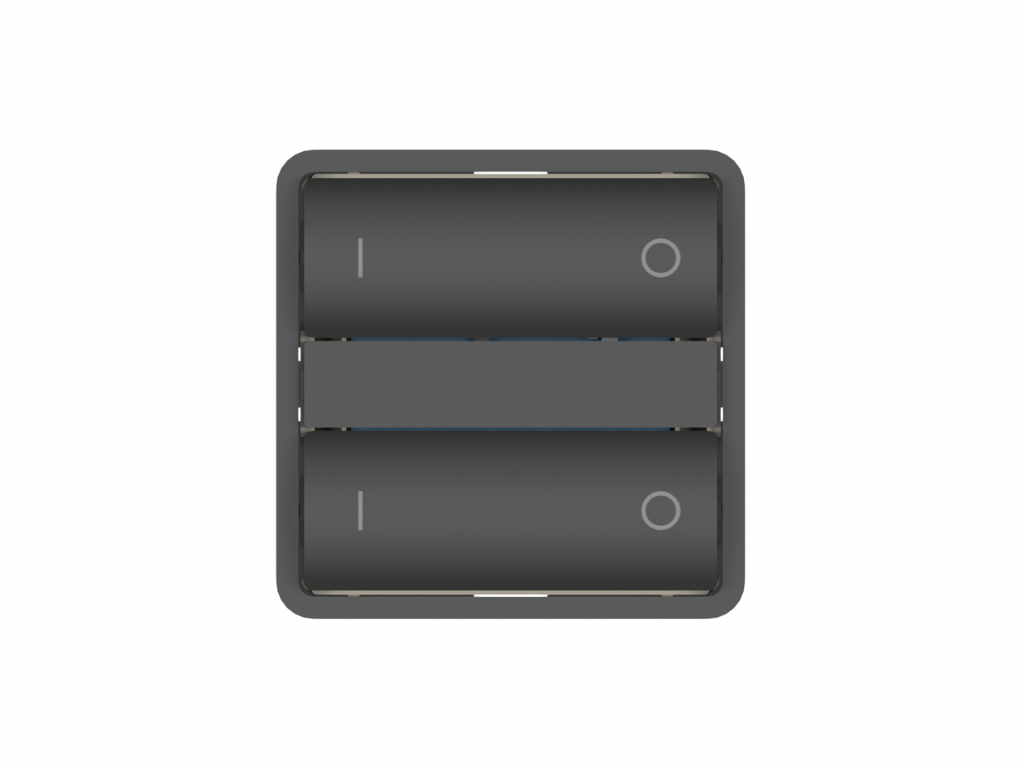 Zigbee tryk XL - ST, Hvid: On/off symboler (7241395437725)