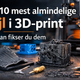 De 10 mest almindelige fejl i 3D-print – og hvordan du løser dem