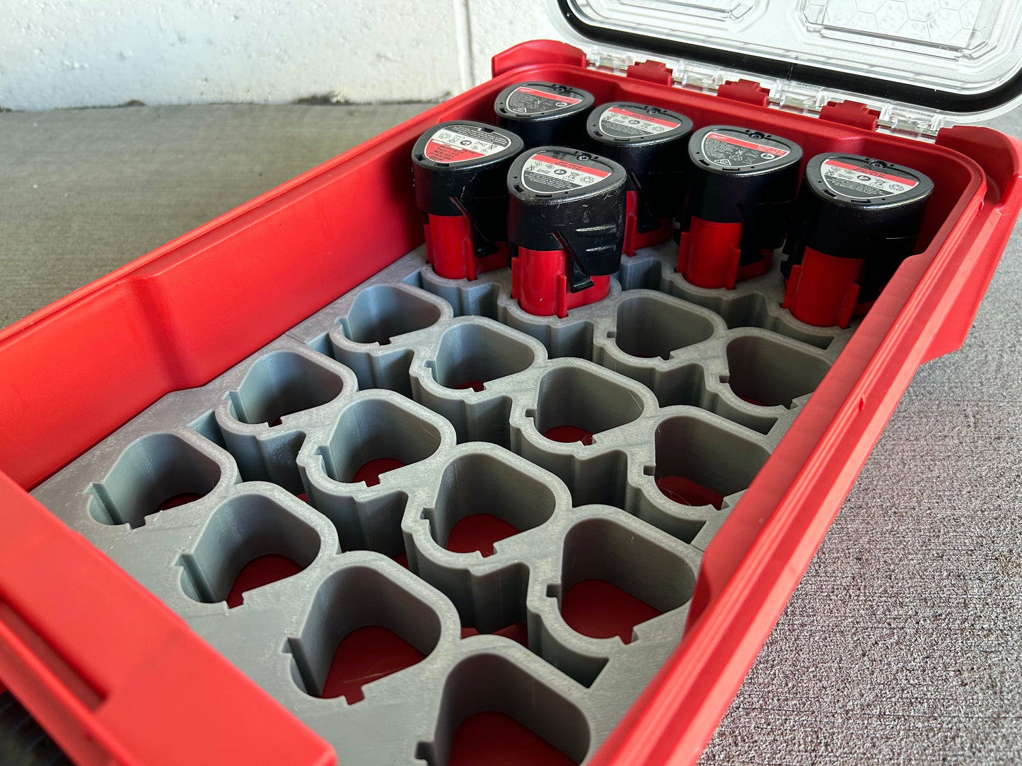 Milwaukee Packout - Opbevaringsindsats til M12 batterier