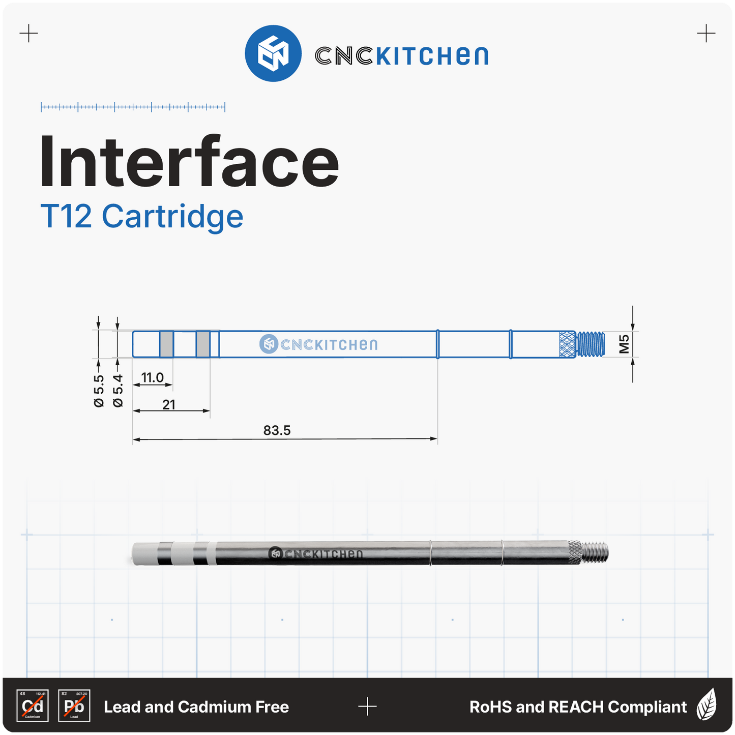 T12-interface på adapter til Installation Tips