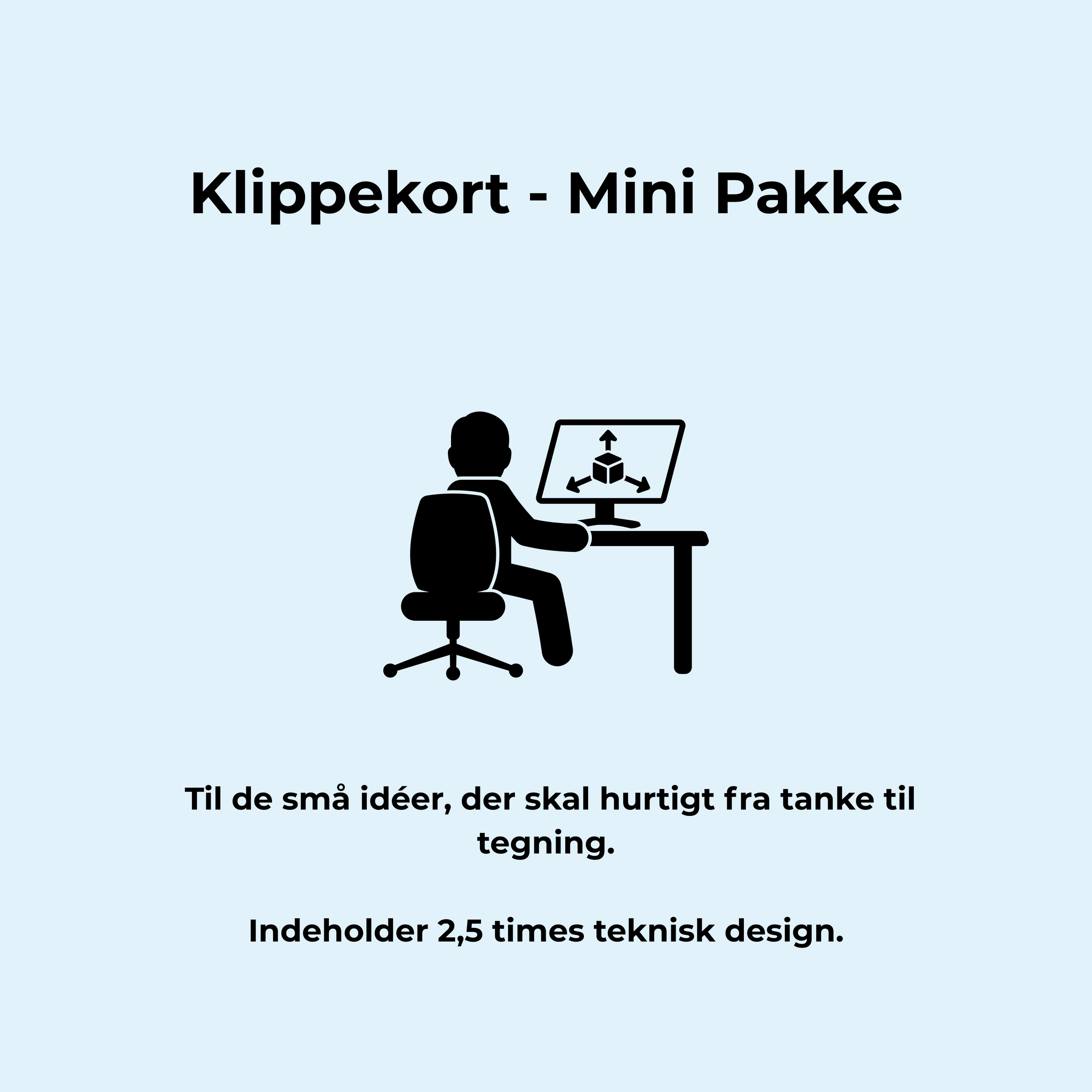 Klippekort - Mini Pakke