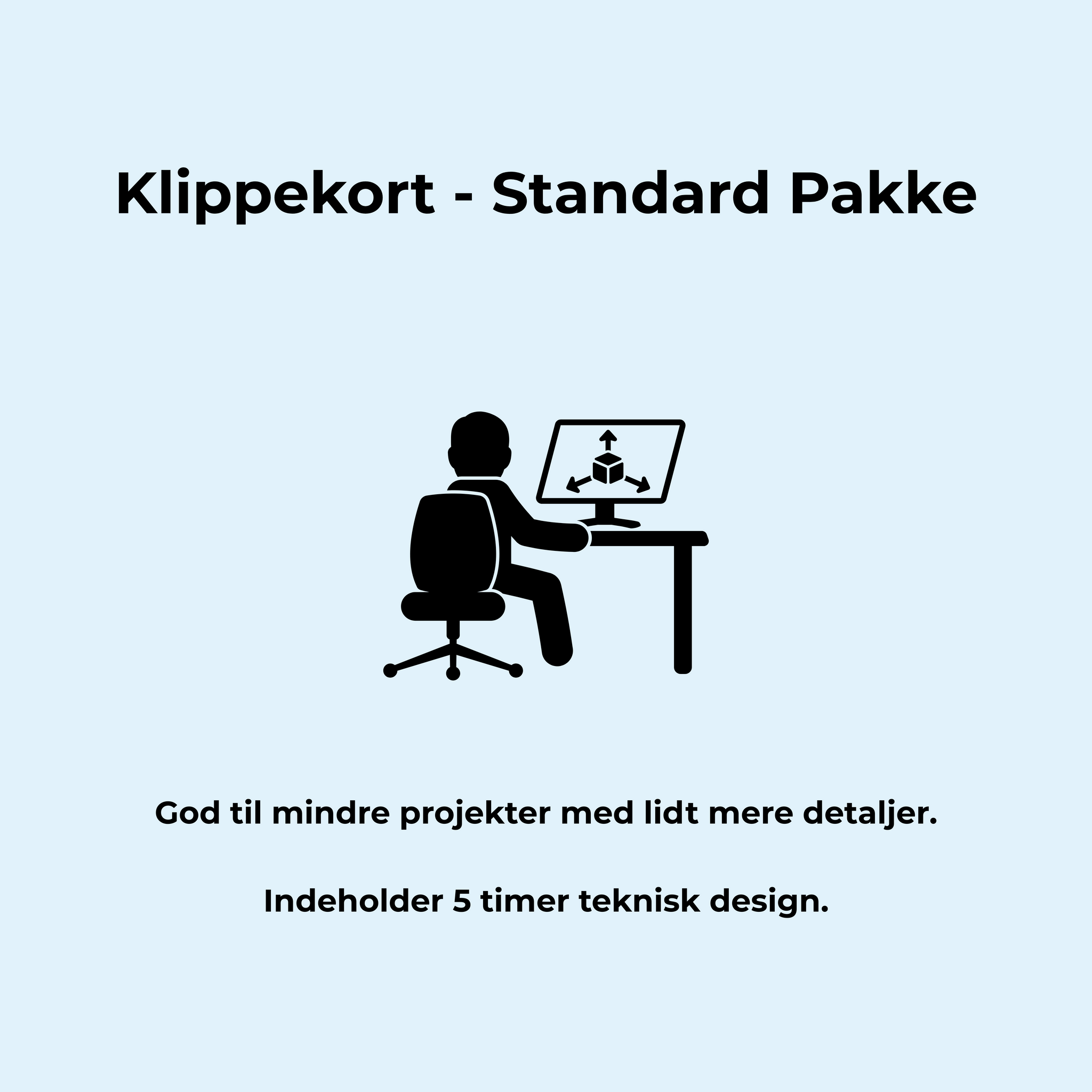 Klippekort - Standard Pakke