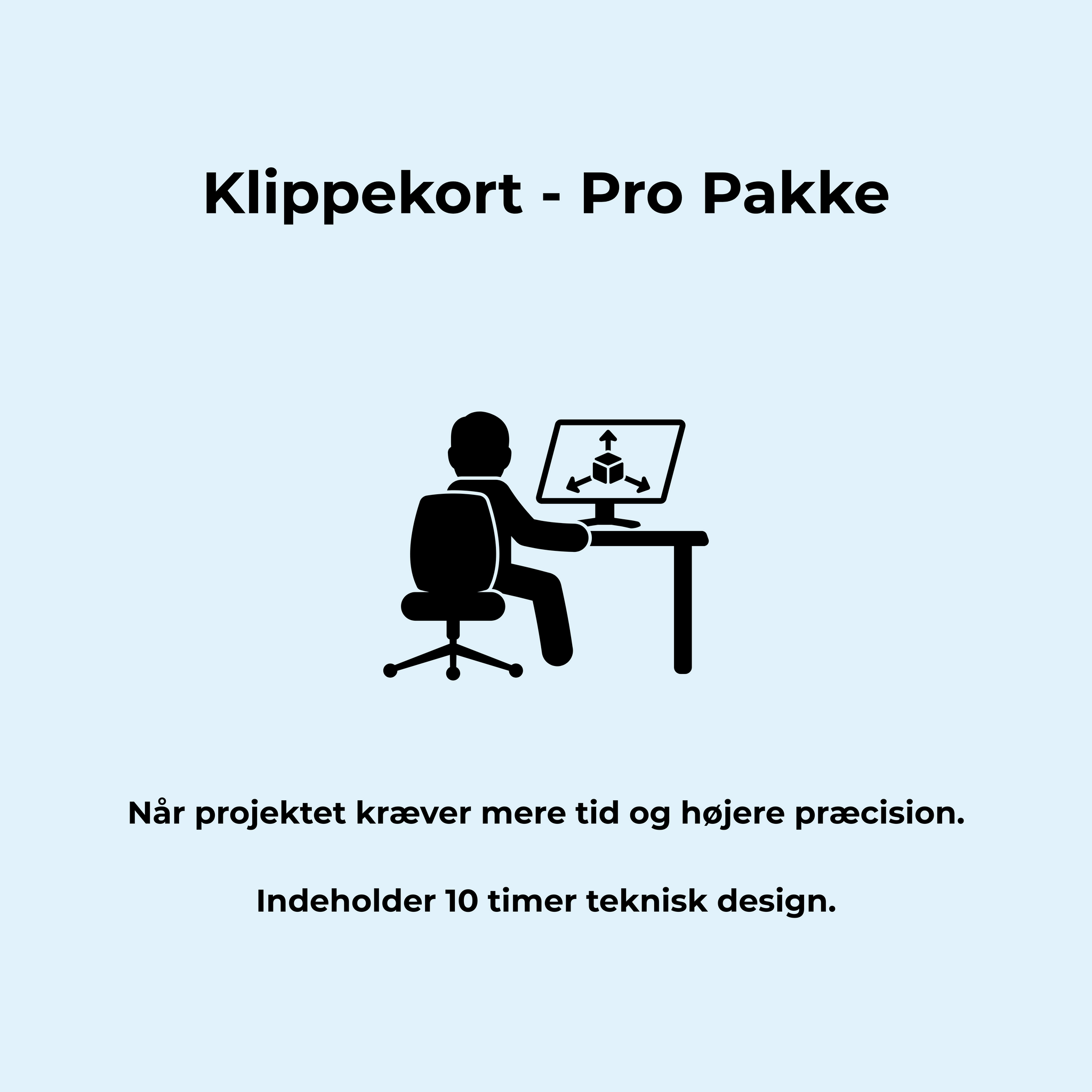 Klippekort - Pro Pakke