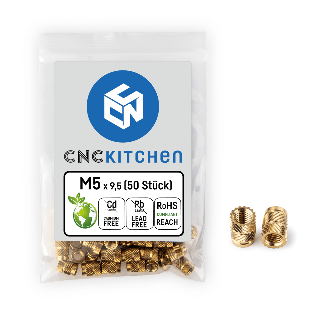 Heat Set Inserts - M5 standard 50 pcs