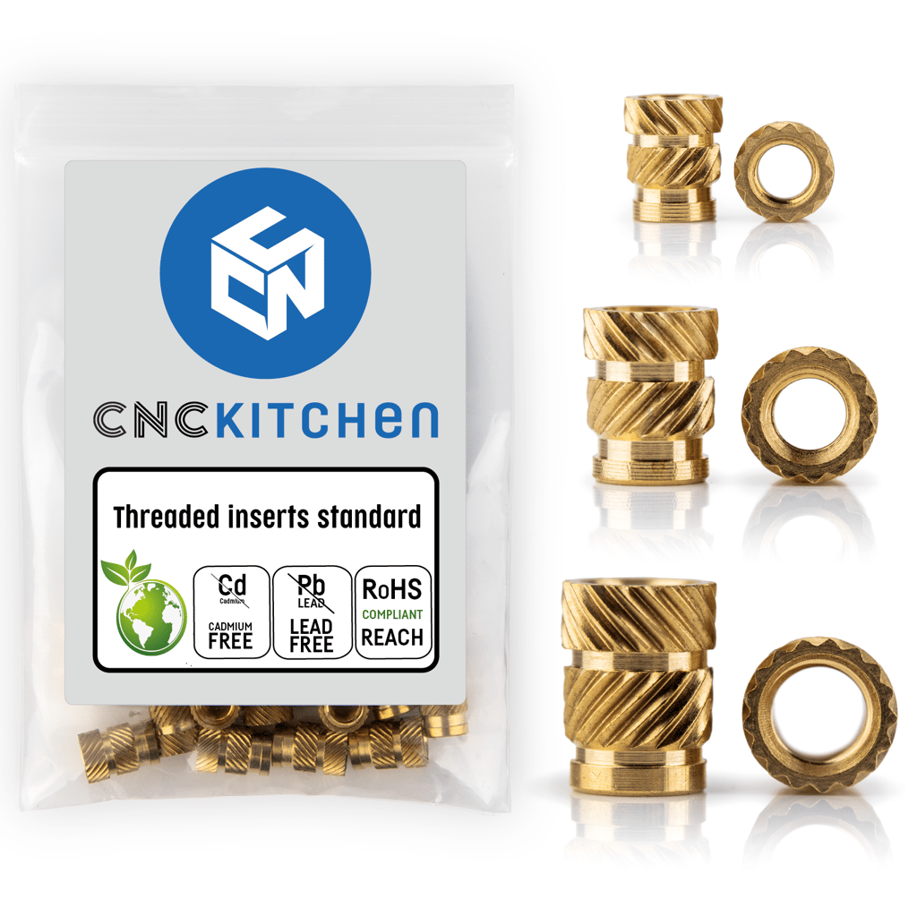 Threaded inserts - set standard 200 pcs – LAB3D