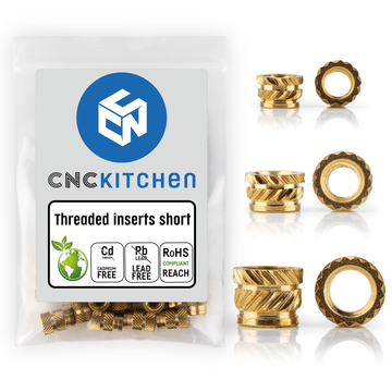 Threaded inserts - set short 200 pcs